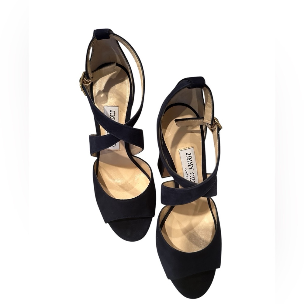 Dark Navy Jimmy Choo platform - never worn - size 36